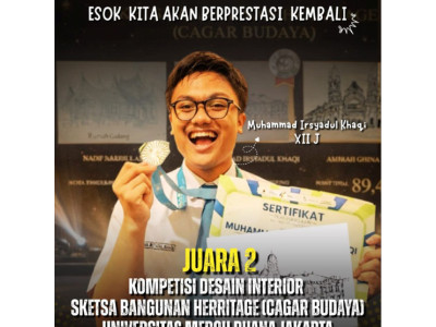 Juara 2 Desain Interior Tingkat Nasional 2026