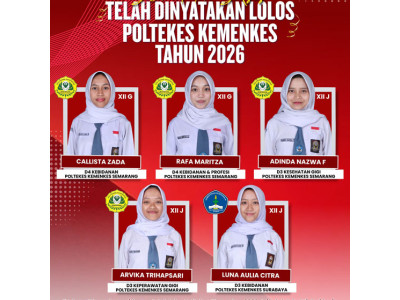 Selamat Lolos POLTEKES KEMENKES 2026