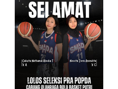Lolos Seleksi Pra POPDA 2026 Cabor Basket Putri
