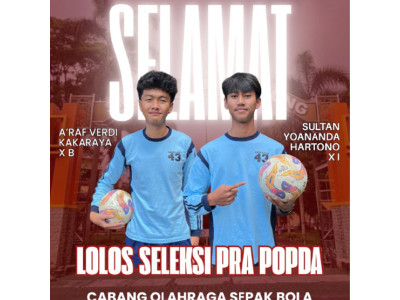 Lolos Seleksi Pra POPDA 2026 Cabor Sepak Bola